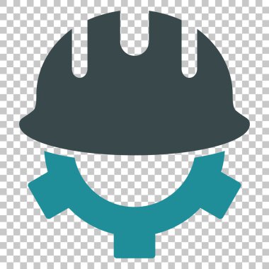 Geliştirme kask vektör simgesi