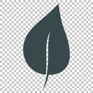 Bitki yaprak vektör simgesi