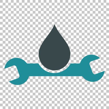 Sıhhi tesisat vektör simgesi