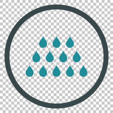 Damla vektör simgesi