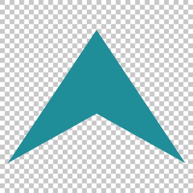 Vektör simge yukarı ok ucu