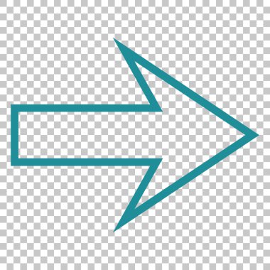 ok sağ vektör simgesi