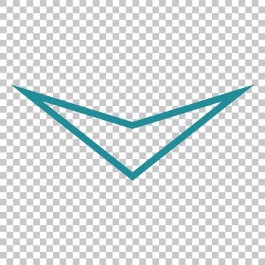 Vektör simgesi aşağı ok ucu