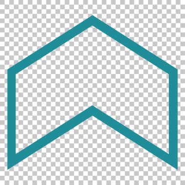 Vektör simge yukarı ok ucu