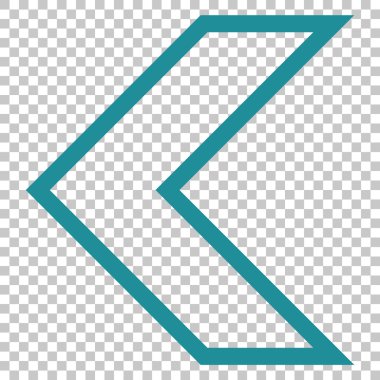 Ok ucu sol vektör simgesi