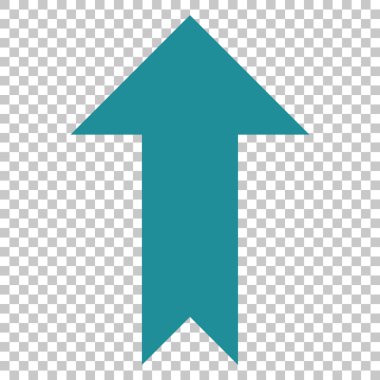 Yukarı Oklu Vektör Simgesi