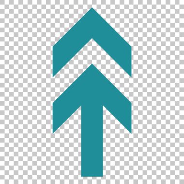 Yukarı Oklu Vektör Simgesi