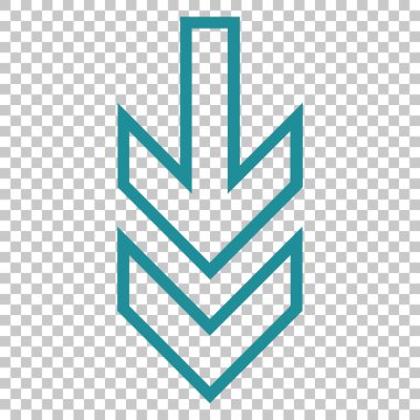 Vektör simgesi aşağı yön