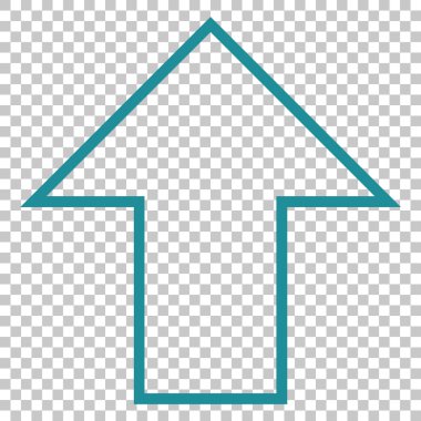 Yukarı Oklu Vektör Simgesi