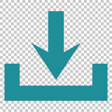 Yüklemeler vektör simgesi