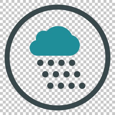 yağmur bulutu vektör simgesi