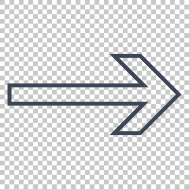 ok sağ vektör simgesi