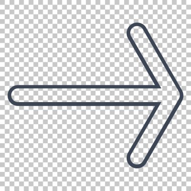 ok sağ vektör simgesi