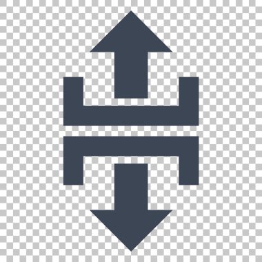 Düşey yönde vektör simge bölmek