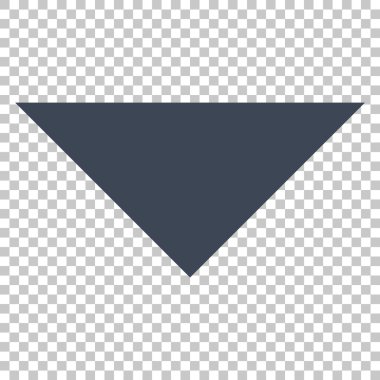 Vektör simgesi aşağı ok ucu