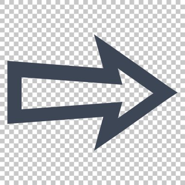 ok sağ vektör simgesi