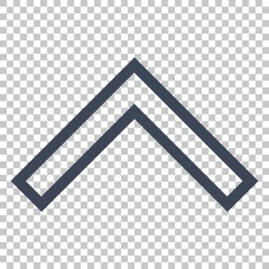 Vektör simge yukarı ok ucu