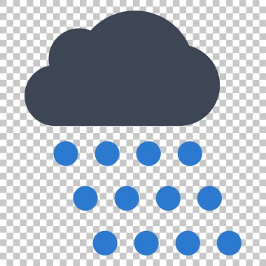 yağmur bulutu vektör simgesi