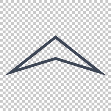 Vektör simge yukarı ok ucu