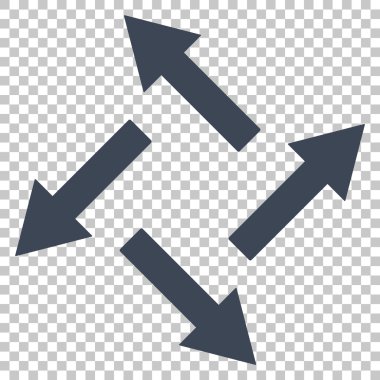 Santrifüj okları vektör simgesi