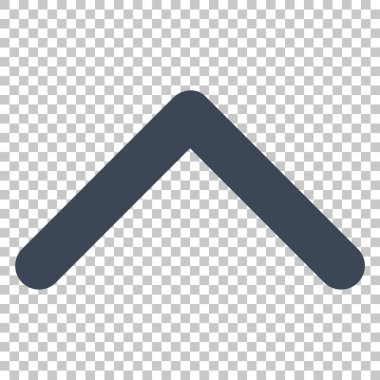 Yön yukarı vektör simgesi