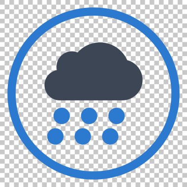 yağmur bulutu vektör simgesi