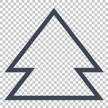 Yön yukarı vektör simgesi