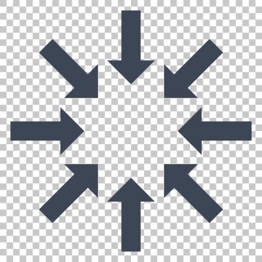 Daraltma okları vektör simgesi