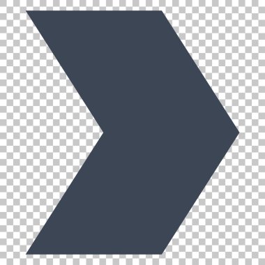 Yöne doğru vektör simgesi