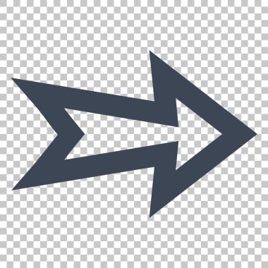 ok sağ vektör simgesi