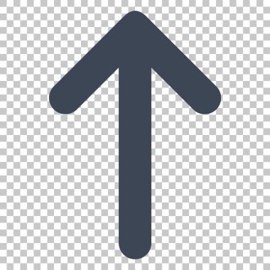 Yukarı Oklu Vektör Simgesi