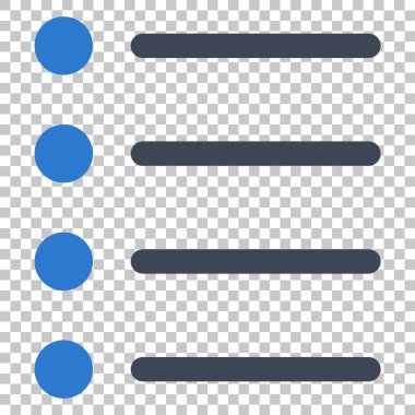 Öğeleri vektör simgesi