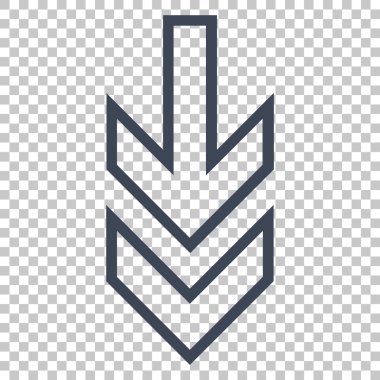 Vektör simgesi aşağı yön