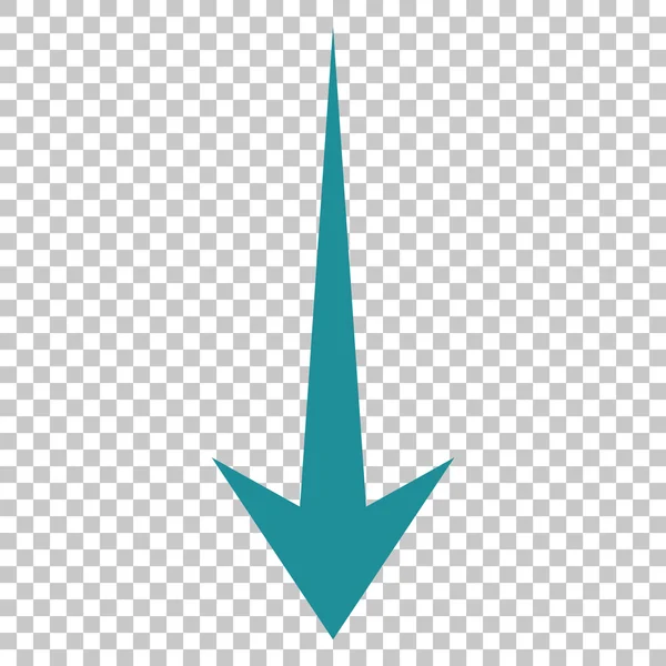Nyíl lefelé vektor ikon — Stock Vector