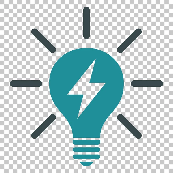 Icône vectorielle d'ampoule électrique — Image vectorielle