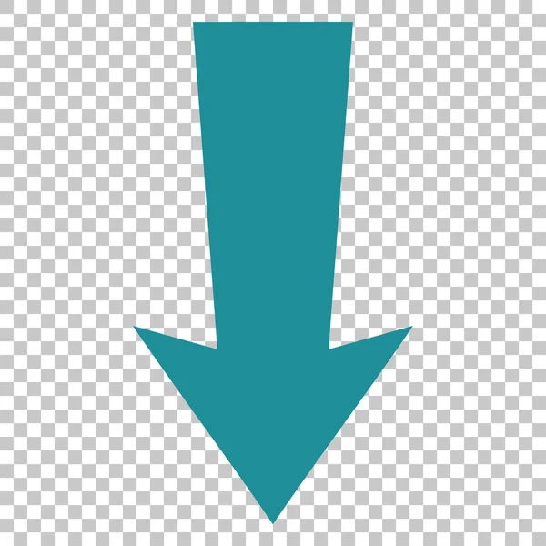 Pil ner vektor ikon — Stock vektor