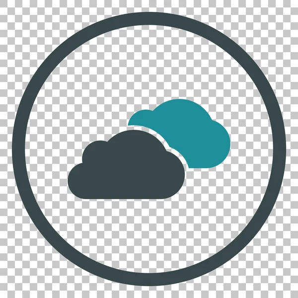 Clouds vetor ícone —  Vetores de Stock