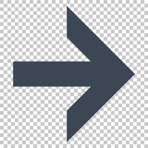 Flecha icono vector derecho — Archivo Imágenes Vectoriales