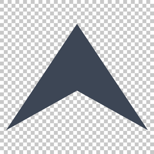 Arrowhead Up Vector Icon