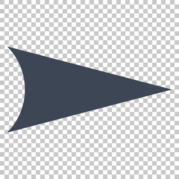 Icono del vector derecho de la punta de flecha — Archivo Imágenes Vectoriales