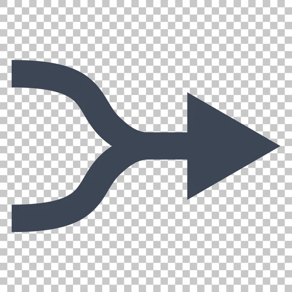 Kombinace šipky vpravo vektorové ikony — Stockový vektor