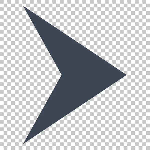 右のベクトルの矢印アイコン — ストックベクタ