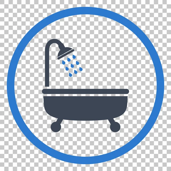 Vector de baño de ducha Icono — Vector de stock