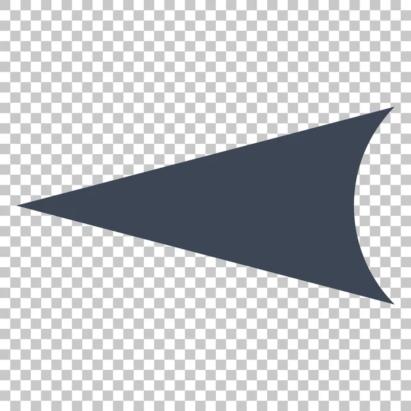 Icône vectorielle gauche de flèche — Image vectorielle