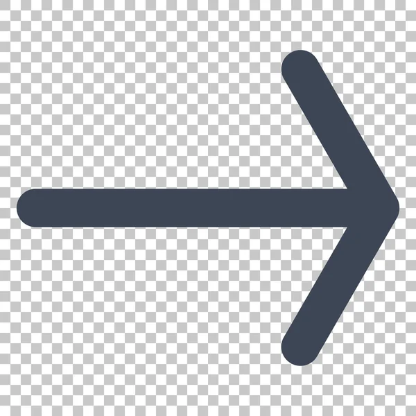 Flecha icono vector derecho — Vector de stock