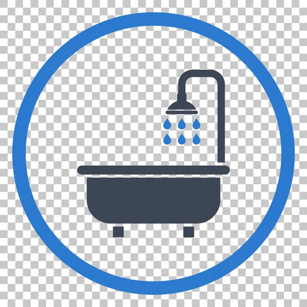 Shower Bath Vector Icon — Stock Vector