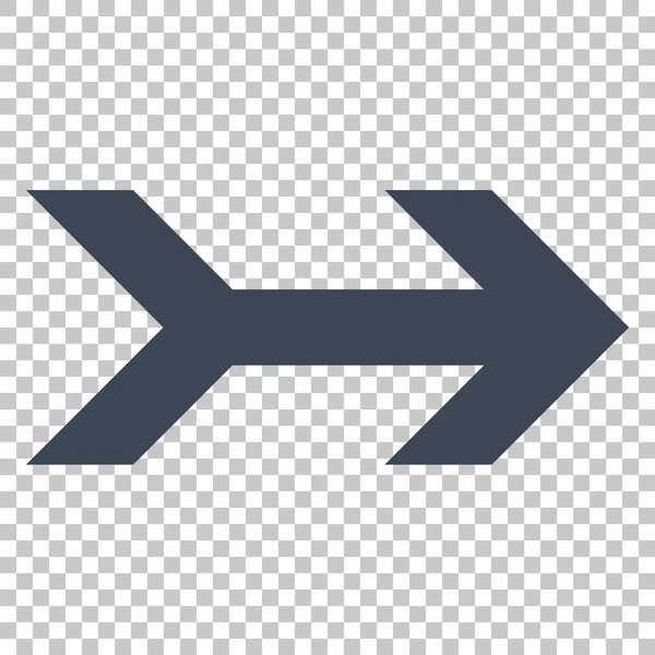 Pfeil rechts Vektor-Symbol — Stockvektor