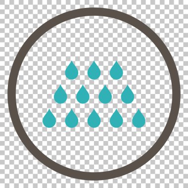 Damla vektör simgesi