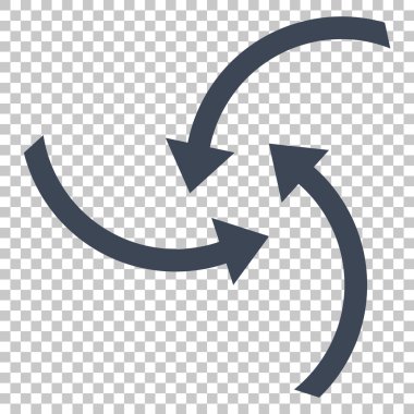 Oklar vektör simge girdap