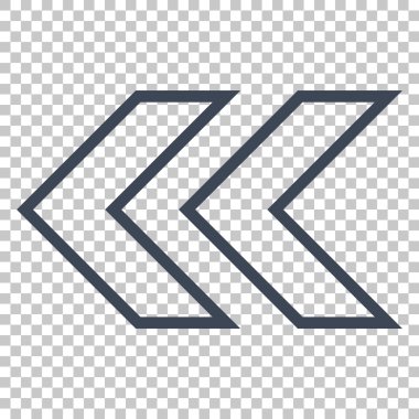 Shift Sol vektör simgesi